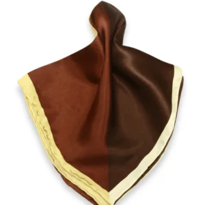 ANPKTSQ4-1-4-Brown | Silk Pocket Square
