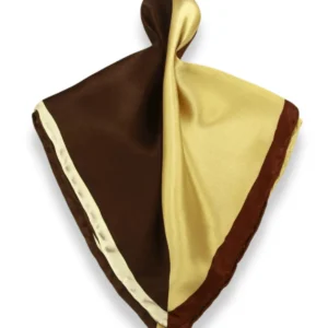 ANPKTSQ4-1-4A-Brown | Silk Pocket Square