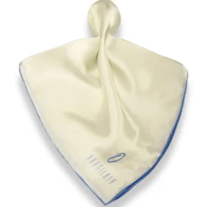 ANPKTSQ-3 | White Lt. Blue | Silk Pocket Square