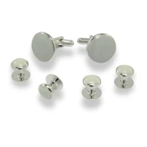 ANTP413- Onyx | MOP | Enamel Tuxedo Stud Sets