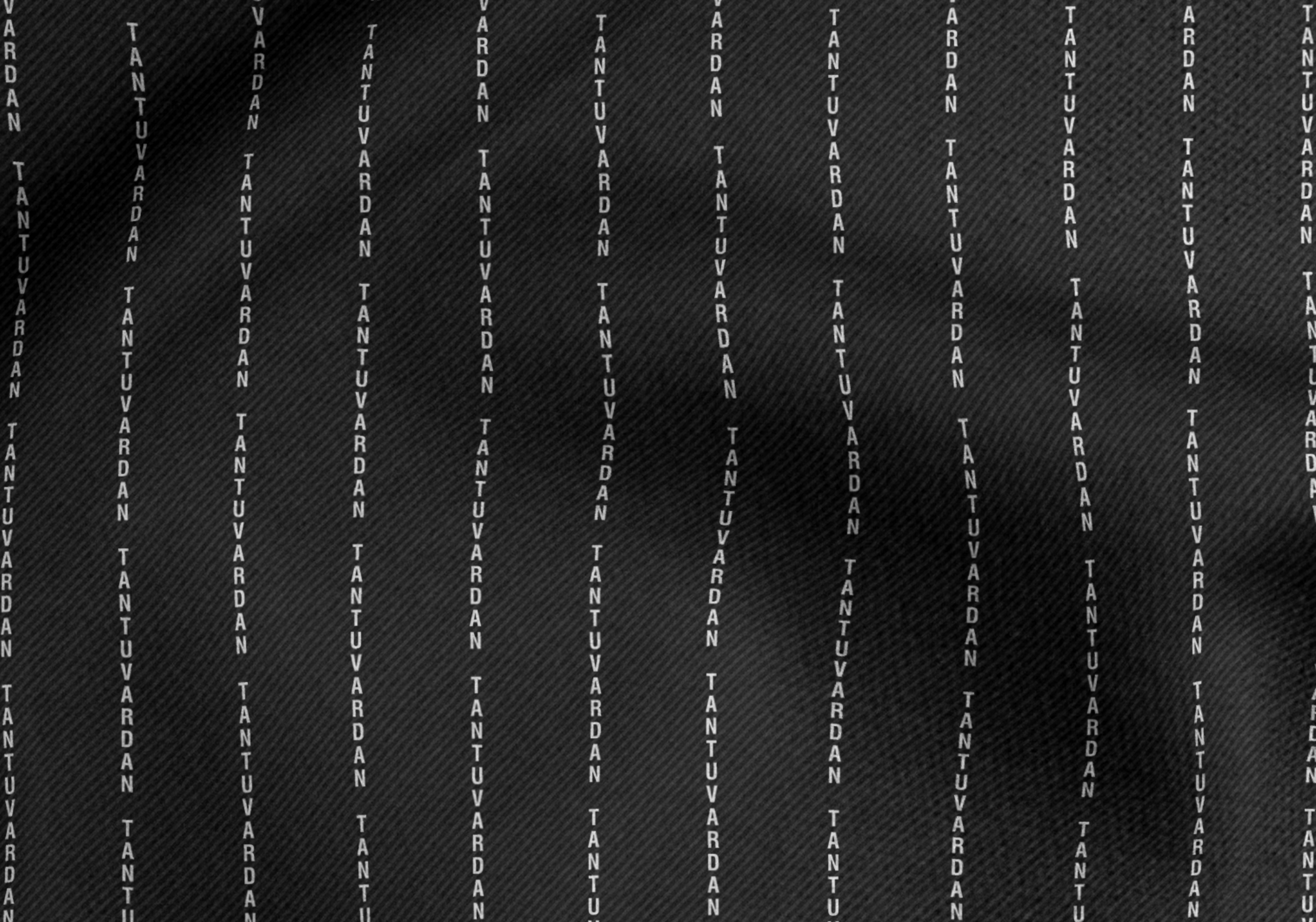 Black in Mid White Letters