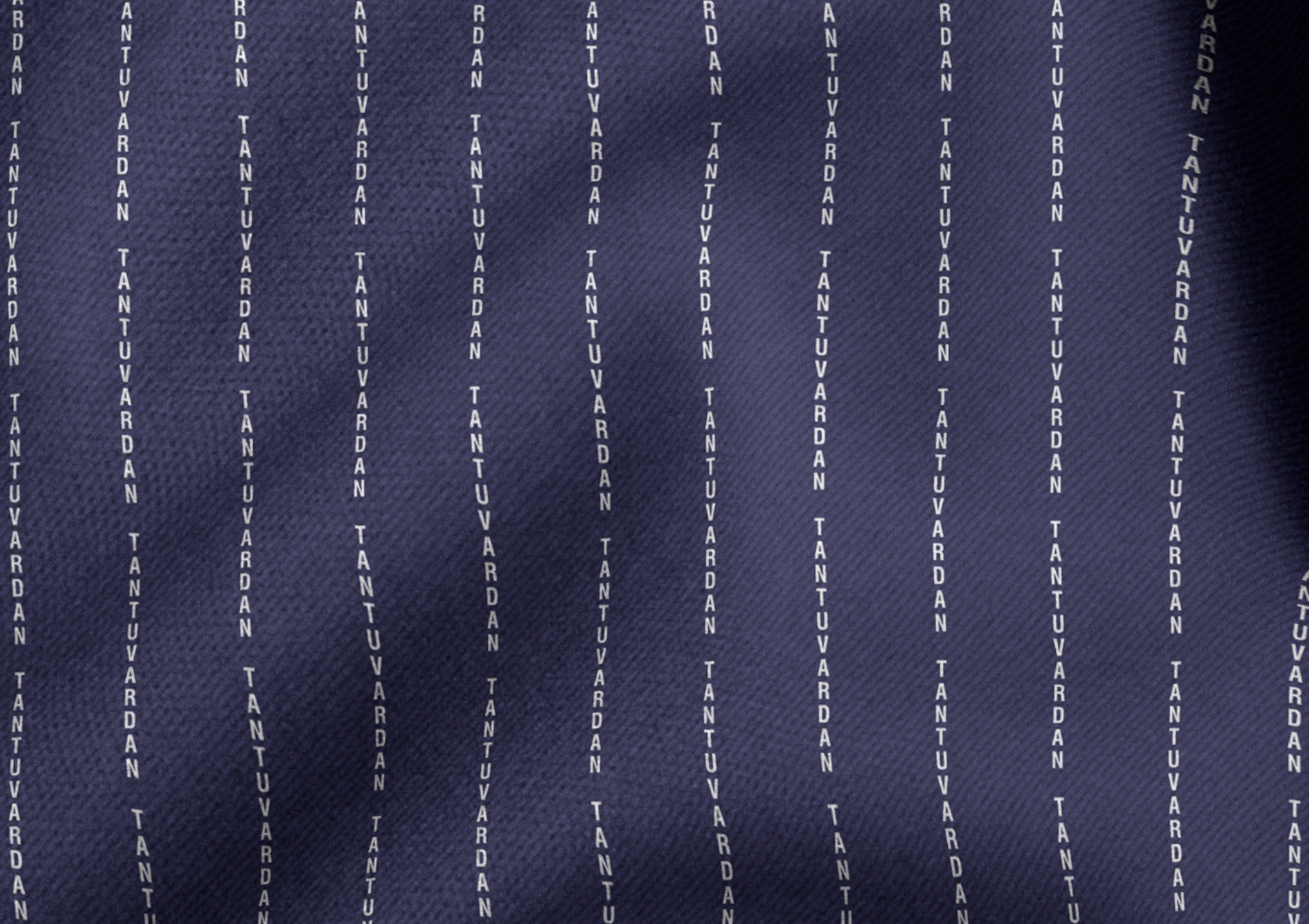 Navy in Mid White Letters