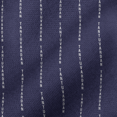 Navy in Mid White Letters